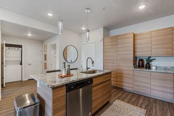 Kitchen with dishwasher